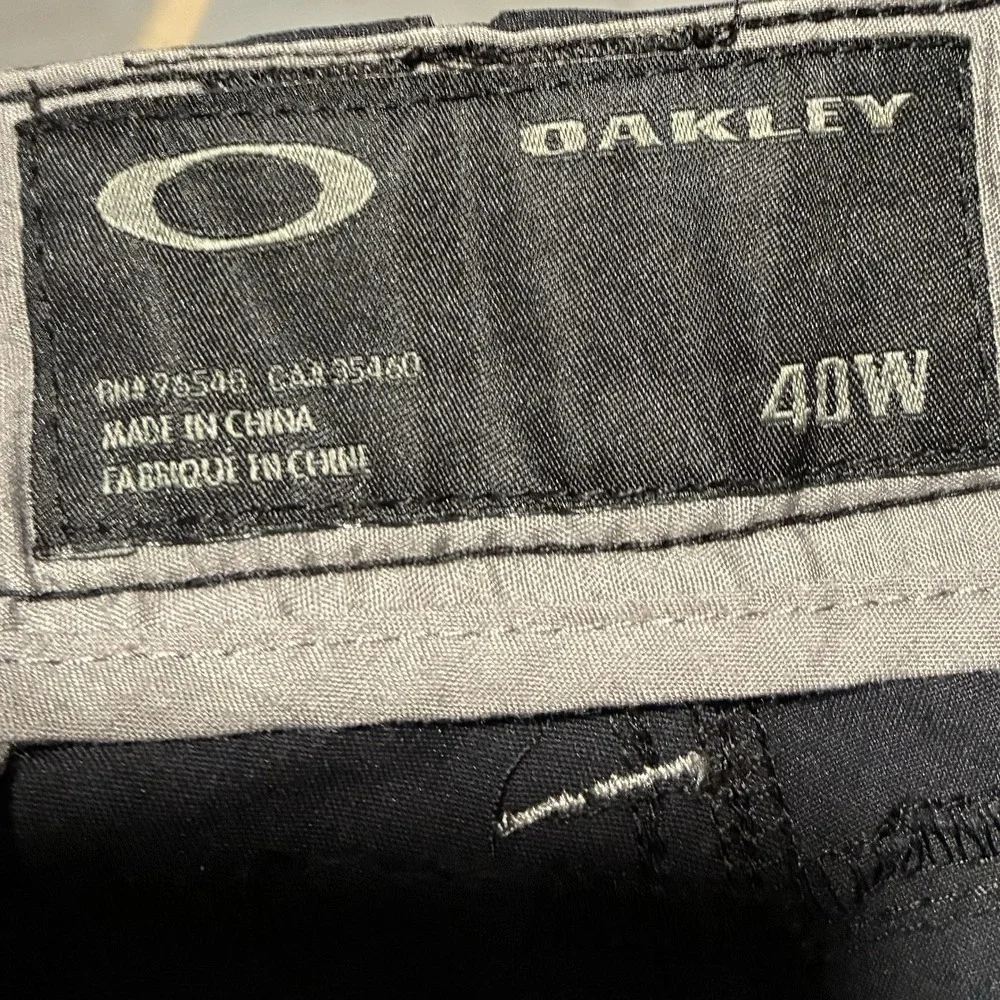 Oakley Take Shorts 2.5 Black Mens 40 Performance Golf Hybrid Stretch 13" 441931 - Picture 3 of 12